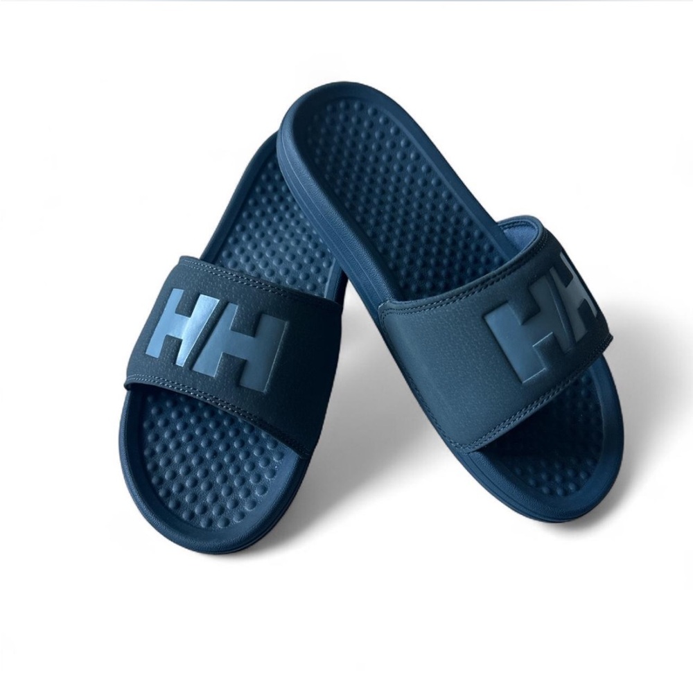 Navy blue Helly Hansen slides